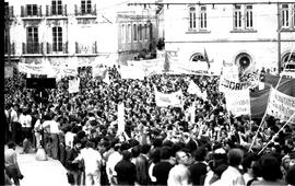 Manifestação contra o projecto Gonelha