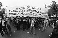 Manifestação de apoio à Reforma Agrária