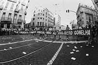 Manifestação contra o projecto Gonelha