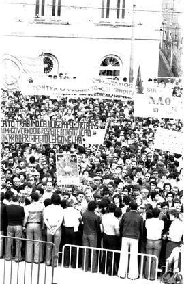 Manifestação contra o projecto Gonelha