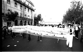Manifestação contra o projecto Gonelha