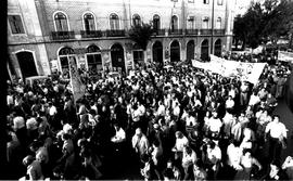 Manifestação contra o projecto Gonelha