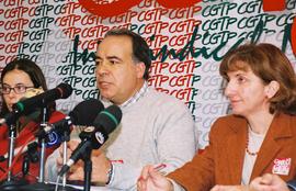Greve geral de 10 de Dezembro de 2002: conferência de imprensa