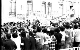 Manifestação contra o projecto Gonelha
