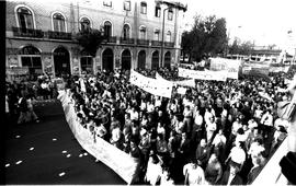 Manifestação contra o projecto Gonelha