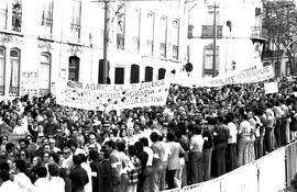 Manifestação contra o projecto Gonelha
