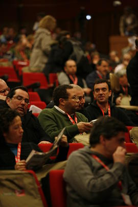 XII Congresso CGTP-IN: perspectiva do auditório