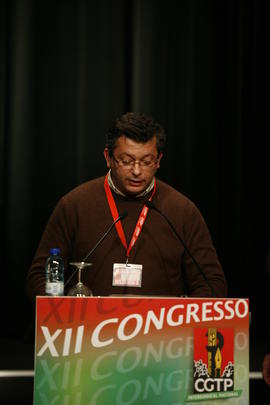 XII Congresso CGTP-IN: intervenção de Luís Pedro Correia Pesca