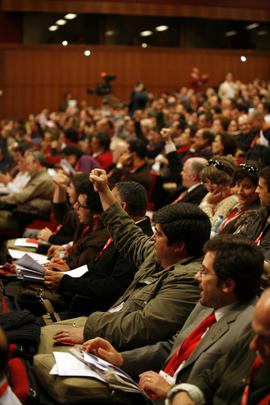 XII Congresso CGTP-IN: perspectiva do auditório