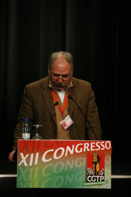 XII Congresso CGTP-IN: intervenção de Carlos António de Carvalho