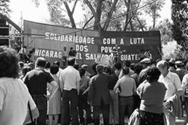 Solidariedade com a luta dos povos da Nicarágua, El Salvador e Guatemala