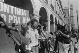 Manifestação de 19 de Abril de 1980 - intervenção de José Luís Judas