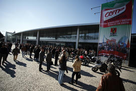 XII Congresso CGTP-IN: perspectiva da entrada do Centro de Congressos de Lisboa
