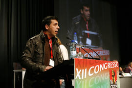 XII Congresso CGTP-IN: intervenção de Tiago Daniel Costa Oliveira