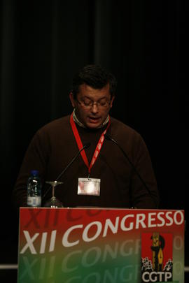 XII Congresso CGTP-IN: intervenção de Luís Pedro Correia Pesca
