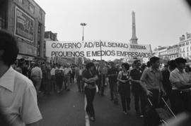 Manifestação contra o governo AD/Balsemão