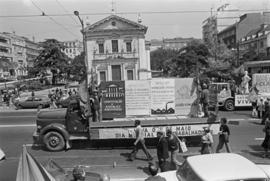Pormenor do desfile do 1.º de Maio de 1981