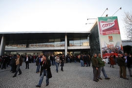 XII Congresso CGTP-IN: vista do exterior do Centro de Congressos de Lisboa